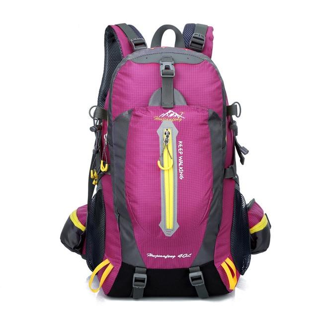Mochila impermeable de 40L para mujer, hombre – Trekking, montaña y naturaleza