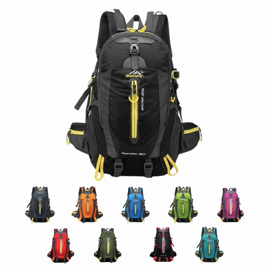 Mochila impermeable de 40L para mujer, hombre – Trekking, montaña y naturaleza