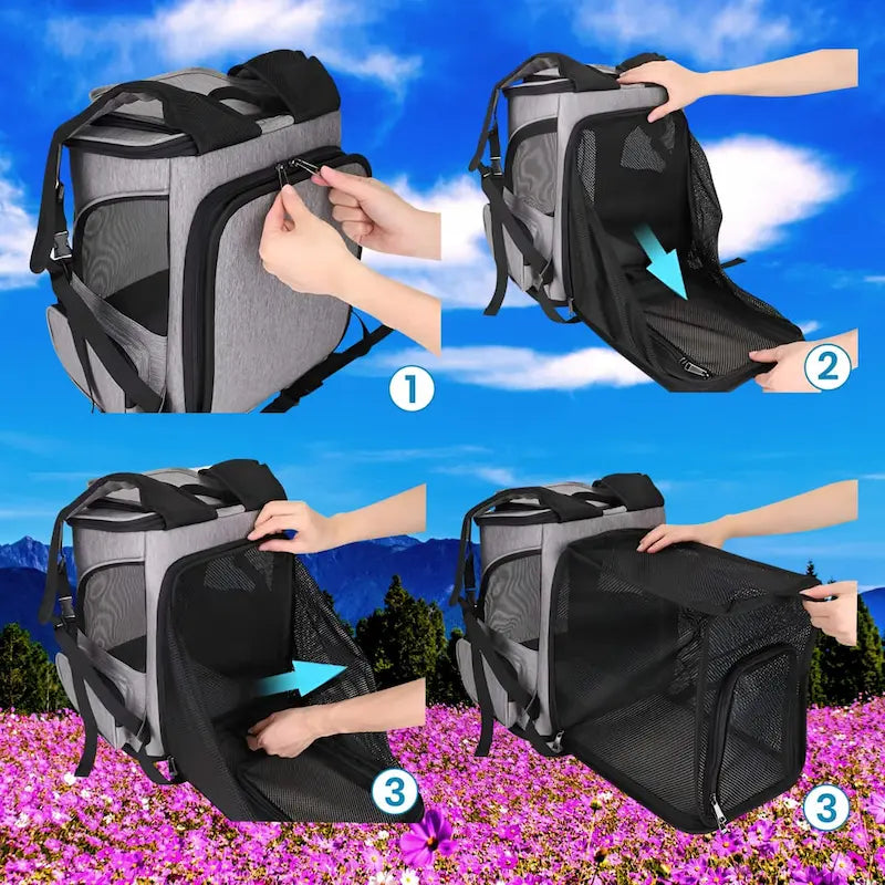 Mochila de senderismo para gatos – Ultra transpirable | TrekCat