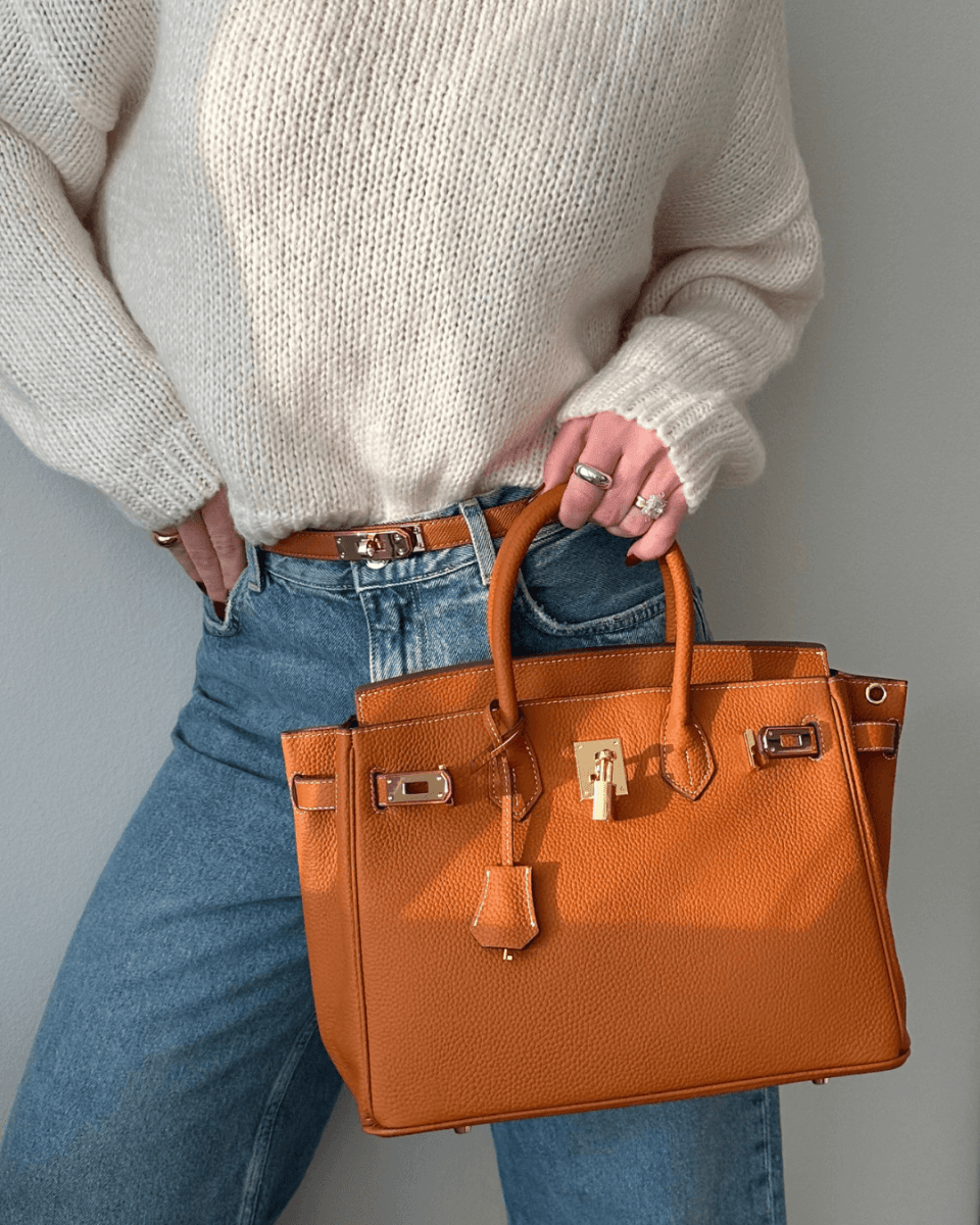 Bolso de lujo de cuero (7 colores disponibles)