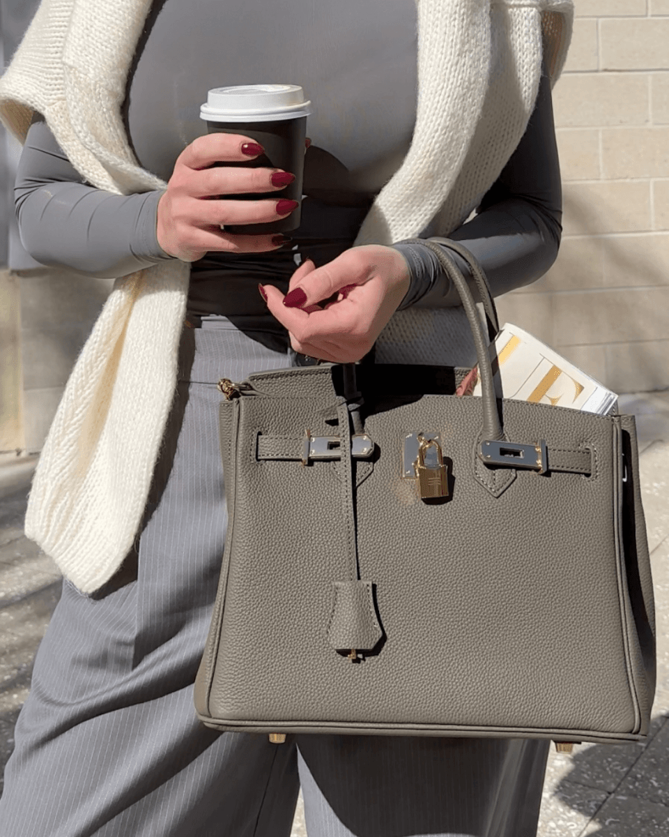 Bolso de lujo de cuero (7 colores disponibles)