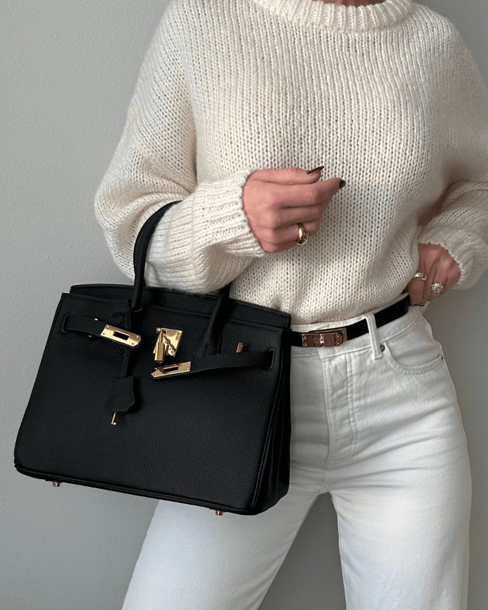 Bolso de lujo de cuero (7 colores disponibles)