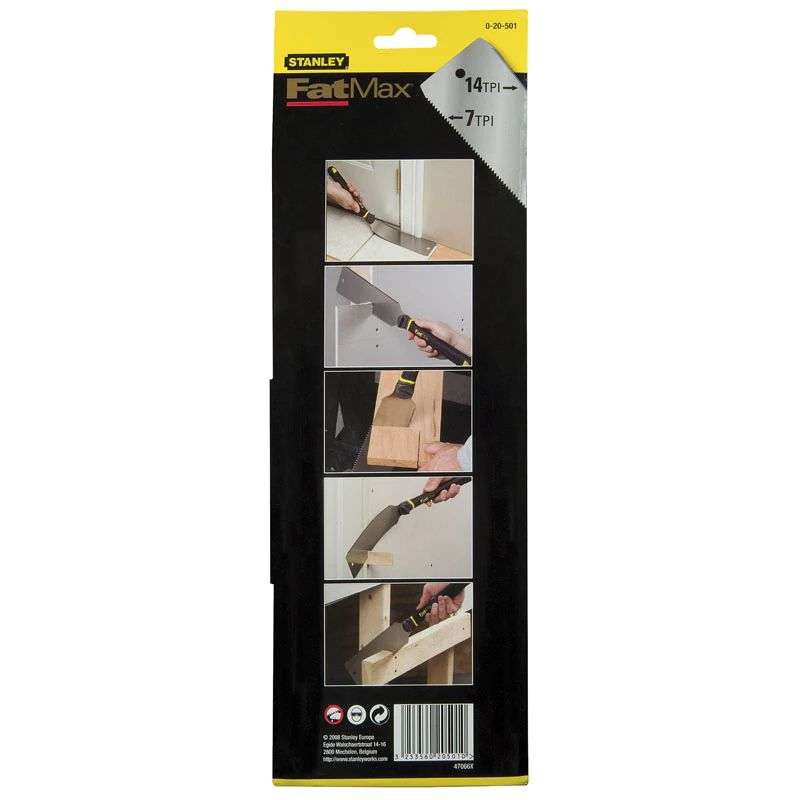 Sierra japonesa STANLEY 0-20-501 fina/gruesa FATMAX 600 mm DESCUENTOSMAX™