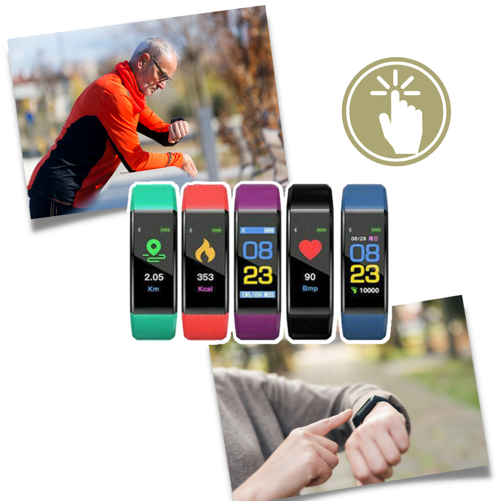 VitaWatch Reloj Inteligente para Mayores con Monitor de Salud
