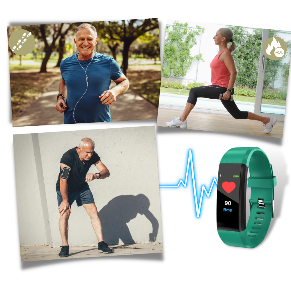 VitaWatch Reloj Inteligente para Mayores con Monitor de Salud