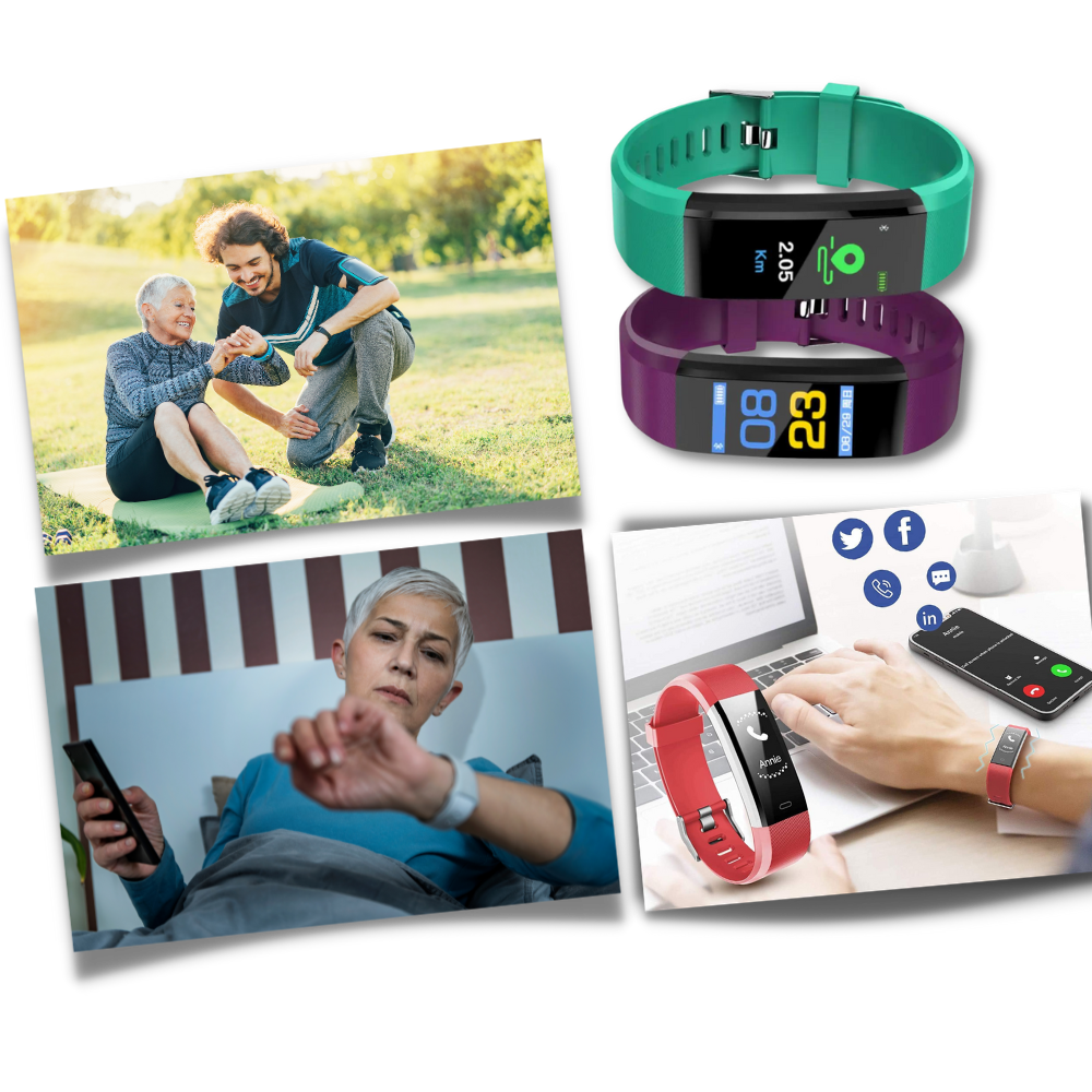 VitaWatch Reloj Inteligente para Mayores con Monitor de Salud