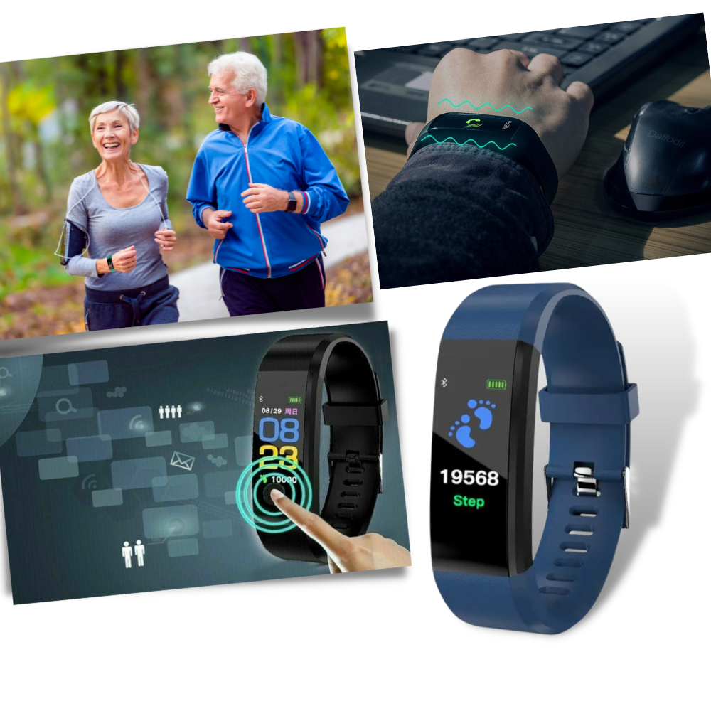 VitaWatch Reloj Inteligente para Mayores con Monitor de Salud