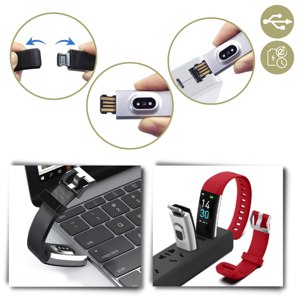 VitaWatch Reloj Inteligente para Mayores con Monitor de Salud