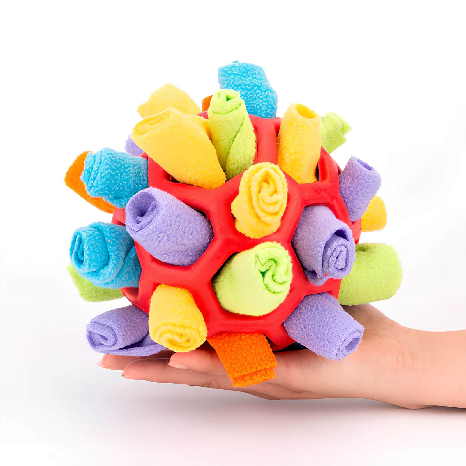 SnuffleJoy DESCUENTOSMAX™ | Pelota olfativa interactiva y juguete dispensador de golosinas para perros