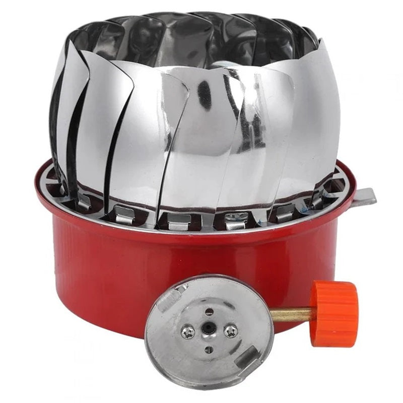 Estufa de gas portátil para camping | Cocina ligera para exterior