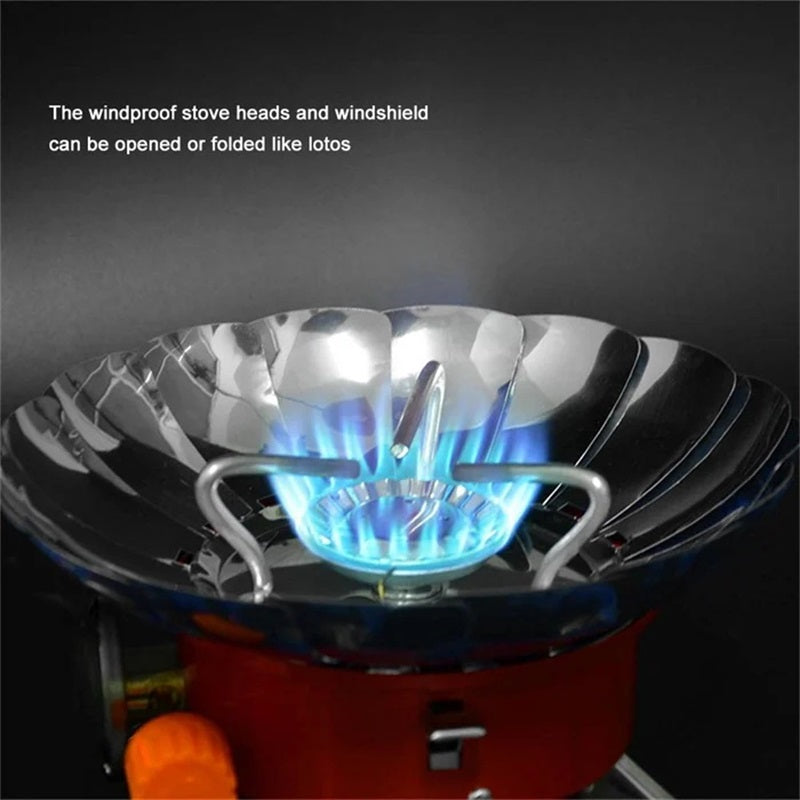 Estufa de gas portátil para camping | Cocina ligera para exterior