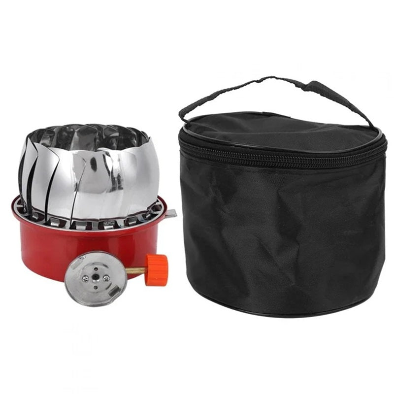 Estufa de gas portátil para camping | Cocina ligera para exterior