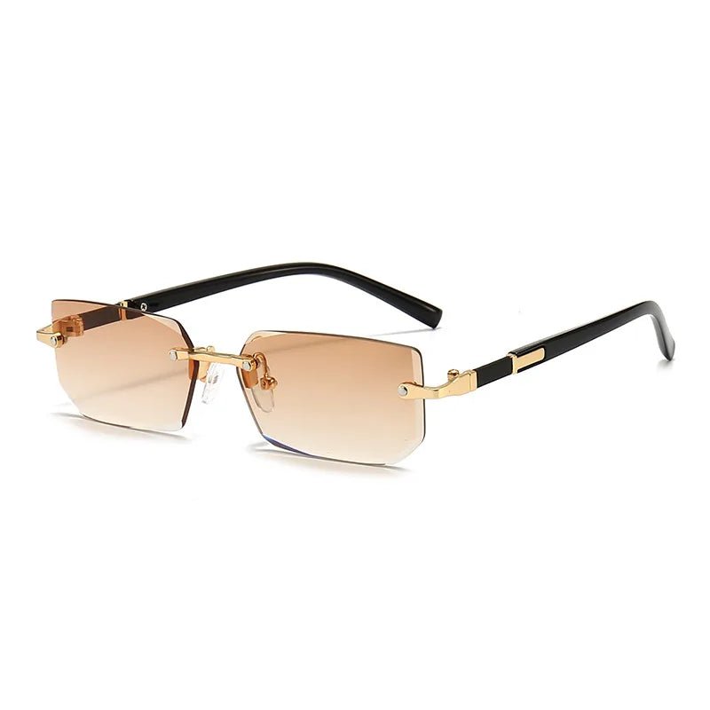 BowLift | SUNEDGE – Gafas de sol rectaGafas de sol sin marco UV400 | Protección ligera para uso diariongulares sin marco con protección UV400
