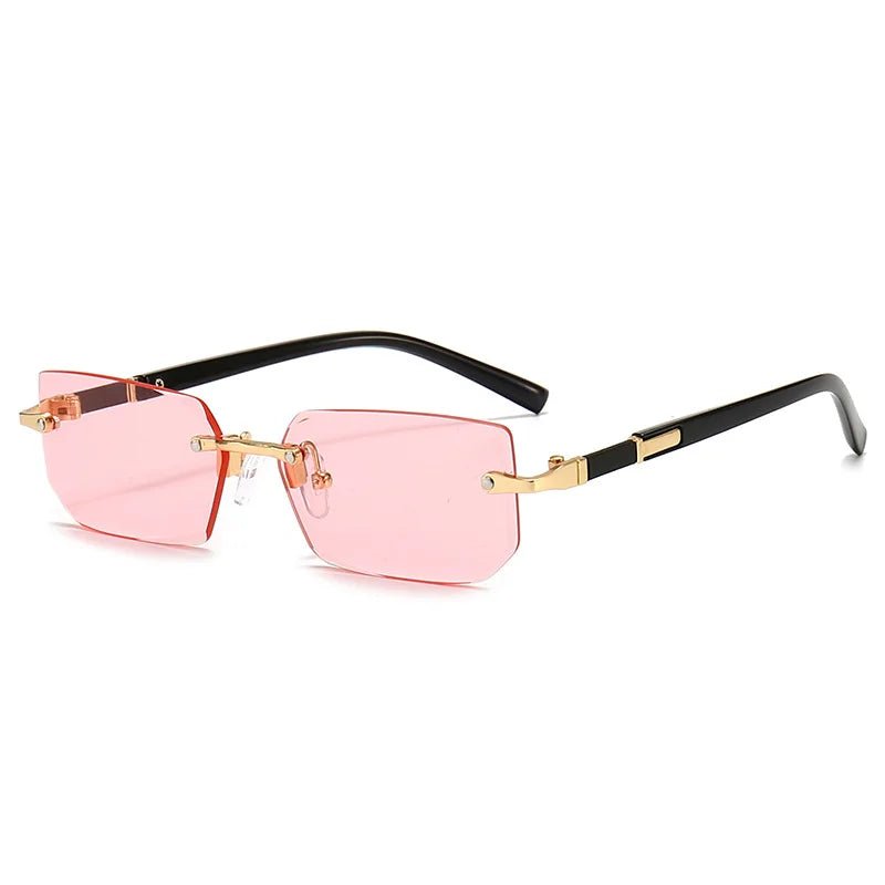 BowLift | SUNEDGE – Gafas de sol rectaGafas de sol sin marco UV400 | Protección ligera para uso diariongulares sin marco con protección UV400