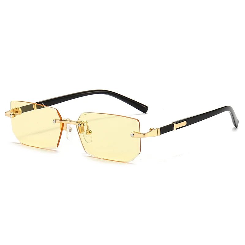 BowLift | SUNEDGE – Gafas de sol rectaGafas de sol sin marco UV400 | Protección ligera para uso diariongulares sin marco con protección UV400