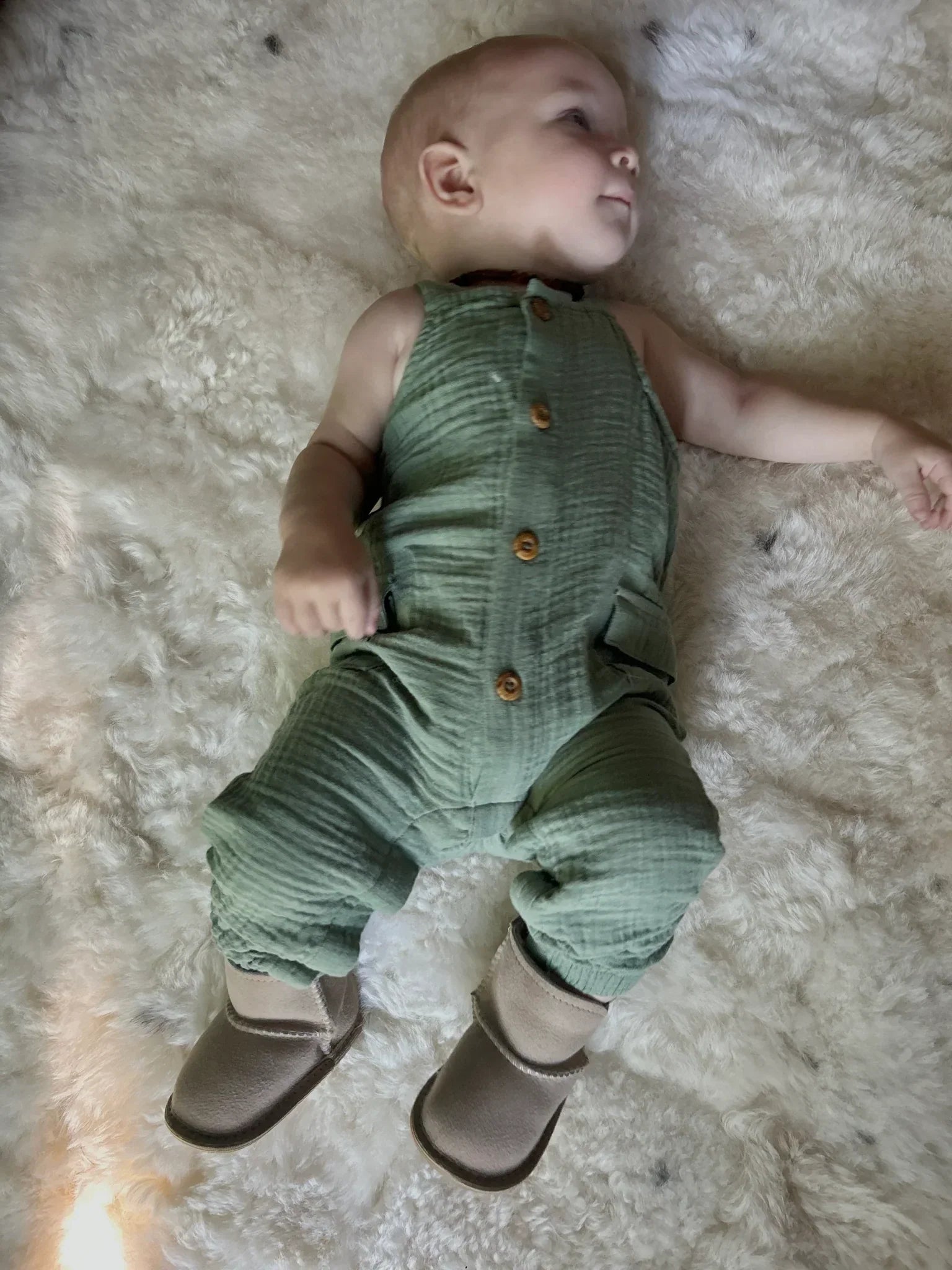 Zapatitos para Bebé de Piel de Oveja Natural