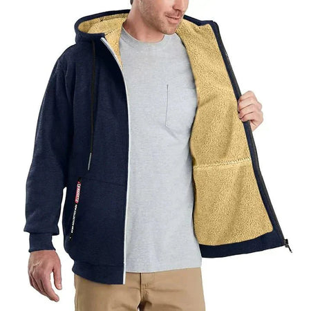 TOMMY - Sudadera con Capucha con Cremallera de Felpa