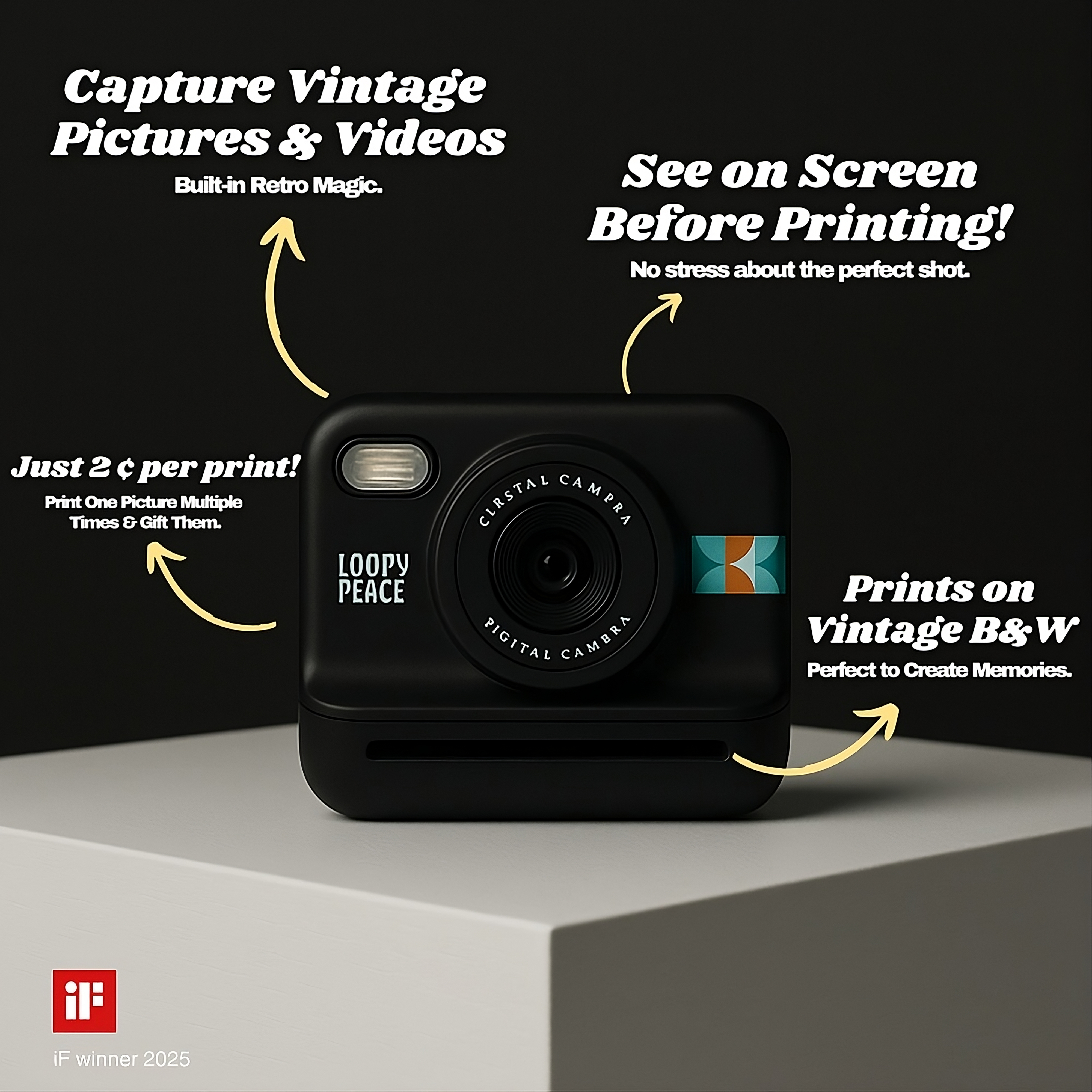 RetroSnap INSTANT™ – Captura, imprime y vive el momento