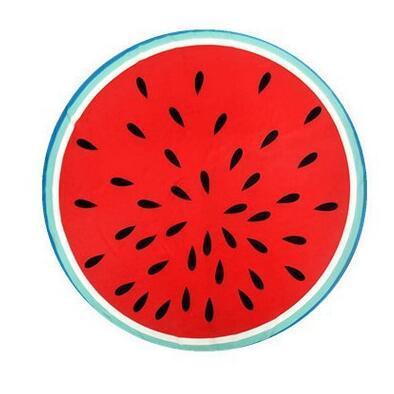 Toalla de playa redonda | Diseño ligero para verano