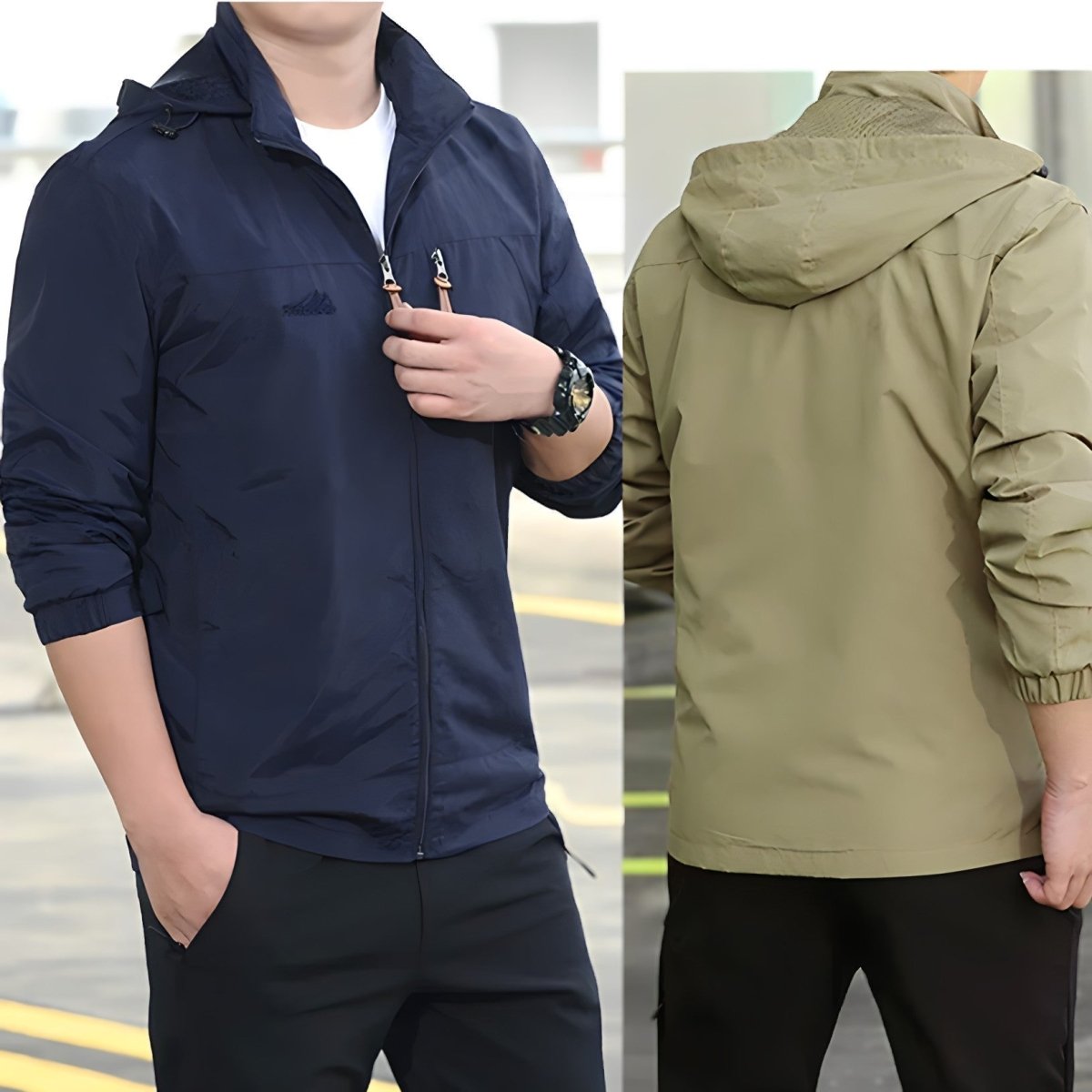 Chaqueta Cortaviento con Tratamiento DWR | DESCUENTOSMAX™