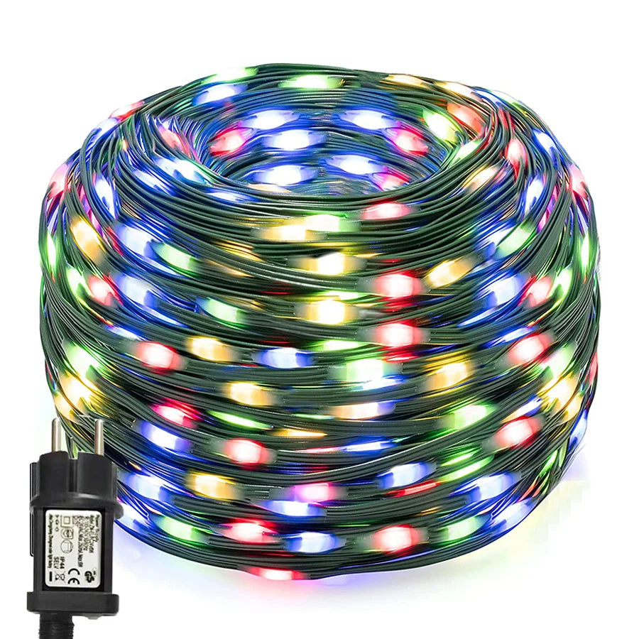 Luces LED de Navidad Multicolor para Exteriores – Cuerda Impermeable IP65