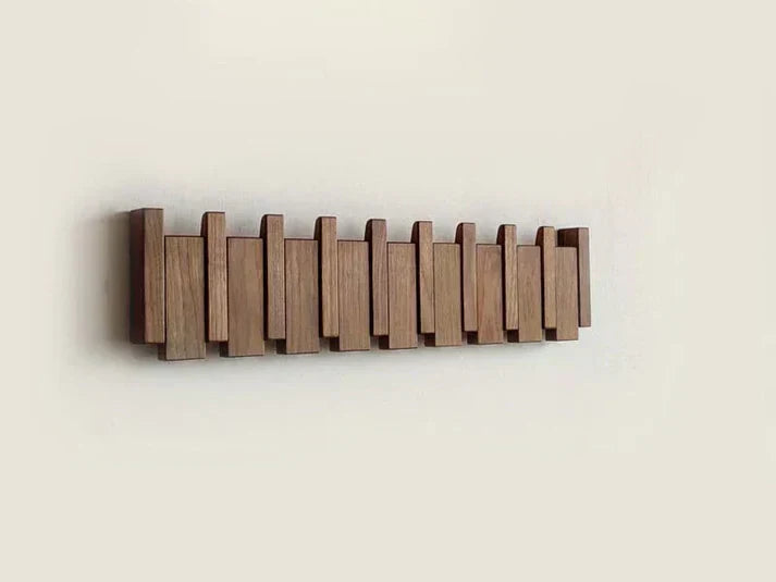 Perchero de Madera en Forma de Piano - HarmonyCoat