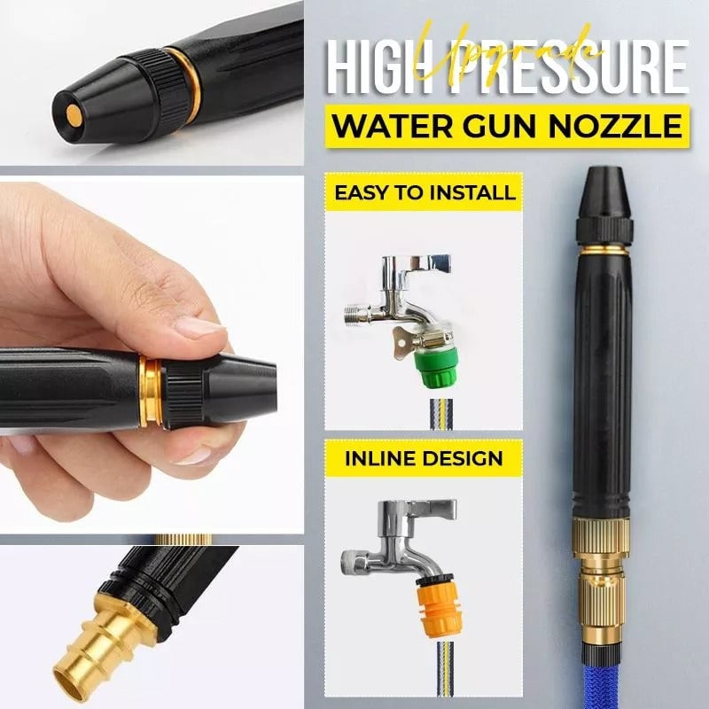 Boquilla metálica para manguera | Pulverizador ajustable resistente